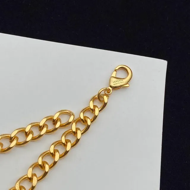 Versace Medusa Collier Cristal-Pavé Doré 6