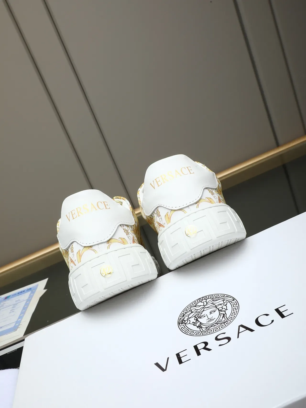 Versace Odissea Baroque Print Medusa Motif Lifestyle Sneakers 3
