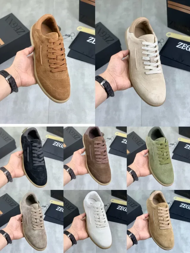 Zegna Suede Low-Top Lifestyle Sneaker 2