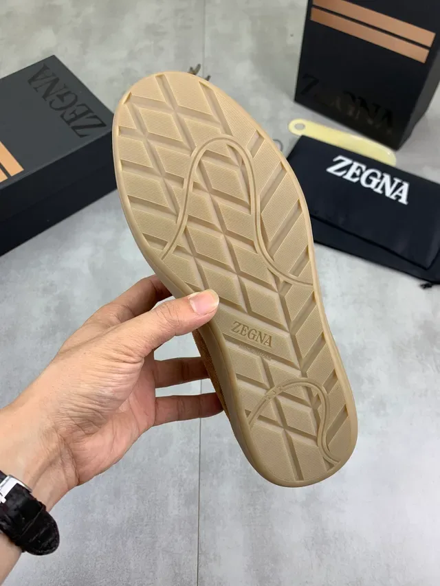 Zegna Suede Low-Top Lifestyle Sneaker 3