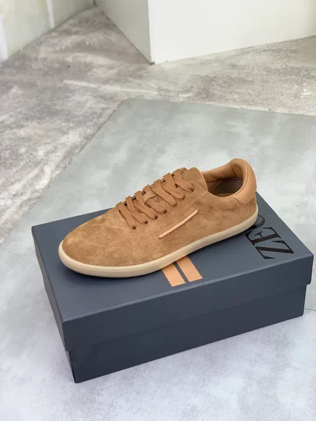 Zegna Suede Low-Top Lifestyle Sneaker 5