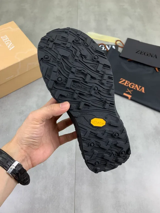 Zegna x Norda Black Technical Mesh Lifestyle Sneakers 3