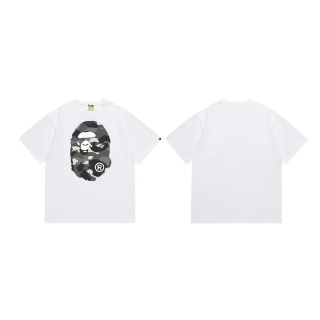 A Bathing Ape ABC Camo Ape Head Black T-Shirt 4