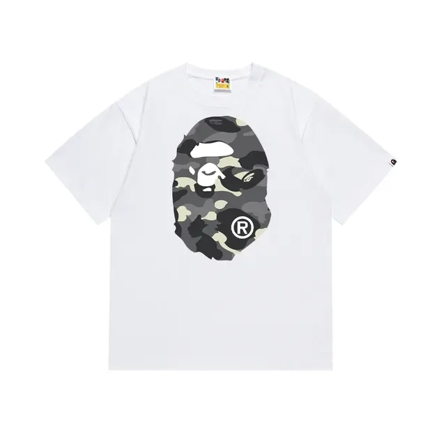 A Bathing Ape ABC Camo Ape Head Black T-Shirt 5