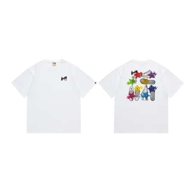 A Bathing Ape BAPE STA Graphic Print Black T-Shirt 4