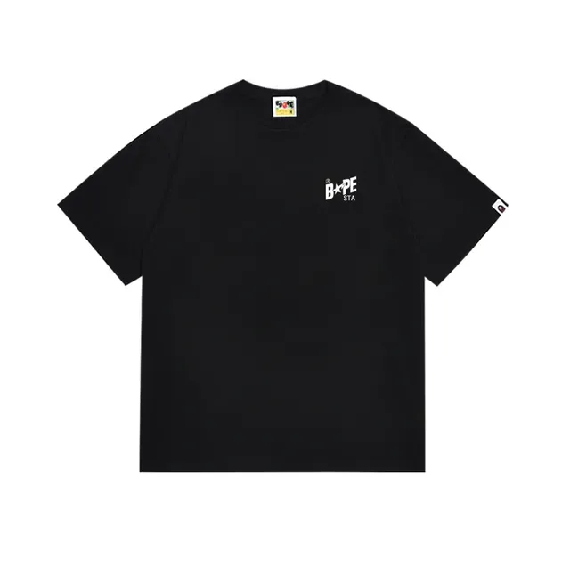 A Bathing Ape BAPE STA Graphic Print Black T-Shirt 6