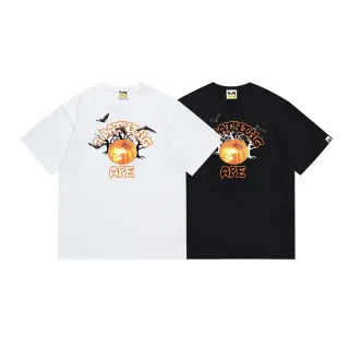 A Bathing Ape पंपकिन हैलोवीन ग्राफिक टी-शर्ट