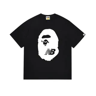 A Bathing Ape x New Balance एप हेड ग्राफिक टी-शर्ट