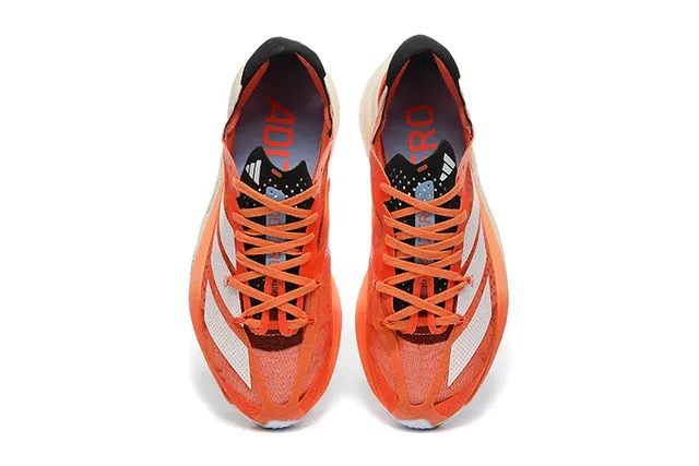 Adidas Adizero Adios Pro 3 Chaussures de course Orange Blanc 2
