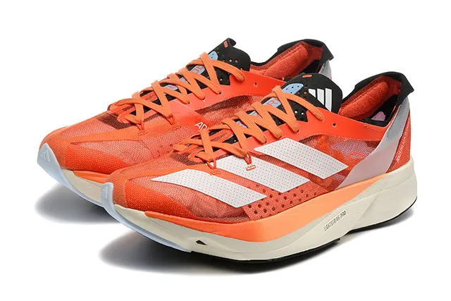 Adidas Adizero Adios Pro 3 Chaussures de course Orange Blanc 4