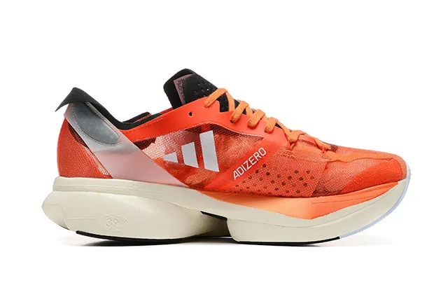 Adidas Adizero Adios Pro 3 Chaussures de course Orange Blanc 6