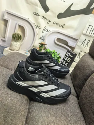Adidas Adizero Evo Slatr Black White Running Shoes 9
