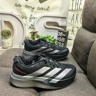 Adidas Adizero SLATR Black Silver Red Running Shoes