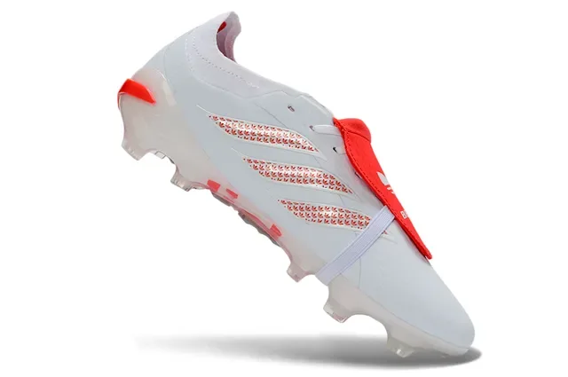 Adidas Beckham X Speedflow Blanc Rouge Firm-Ground Chaussures de football 2