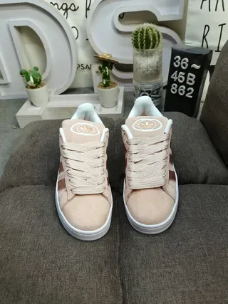 Adidas Beige Brown Low-Top Suede Upper Lifestyle Sneakers 10