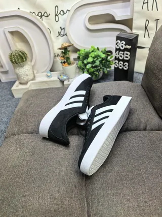 Adidas Beige Brown Low-Top Three-Stripe Side Panel Lifestyle Sneakers 6