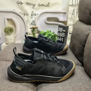 Adidas Black Brown Mesh And Synthetic Upper Gum Rubber Outsole Sneakers