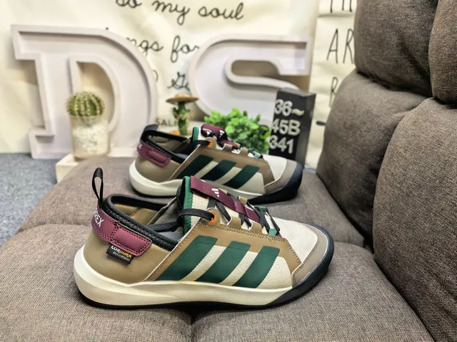 Adidas Black Brown Mesh And Synthetic Upper Gum Rubber Outsole Sneakers 11