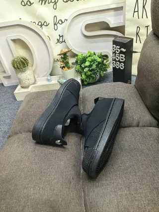 Adidas Black Slip-On Elastic Strap Lifestyle Sneakers 6