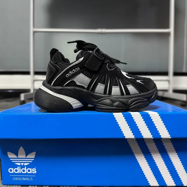 Adidas Black White Sole Mesh And Synthetic Overlay Chunky Sneakers 9