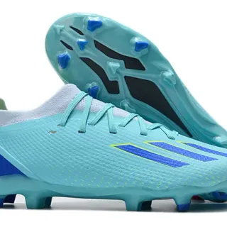 Adidas Blue Low-Cut Synthetic Upper Textured Forefoot Grip Firm-Ground Soccer Shoes