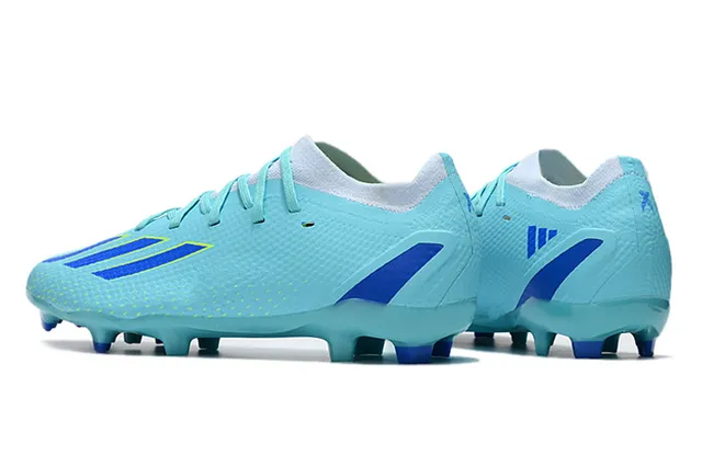 Adidas Blue Low-Cut Synthetic Upper Textured Forefoot Grip Firm-Ground Soccer Shoes 4