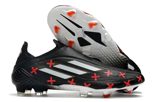 Adidas Chaussures de football bleu rose semelle holographique iridescente upper sock-fit coupe basse terrain ferme 11