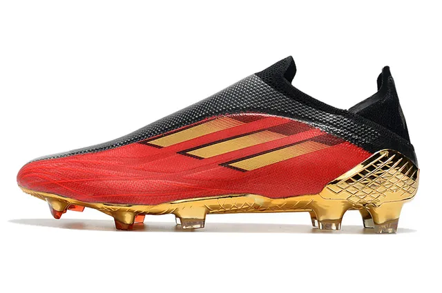 Adidas Chaussures de football bleu rose semelle holographique iridescente upper sock-fit coupe basse terrain ferme 19