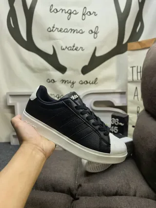 Adidas Campus Black and White Lifestyle Sneakers 5
