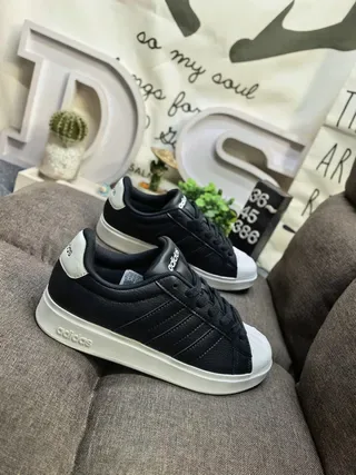 Adidas Campus Black and White Lifestyle Sneakers 9