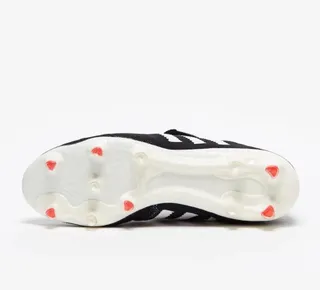Adidas Copa Mundial কালো সাদা লাল দৃঢ় মাটি ফুটবল জুতা 13