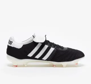 Adidas Copa Mundial কালো সাদা লাল দৃঢ় মাটি ফুটবল জুতা 14
