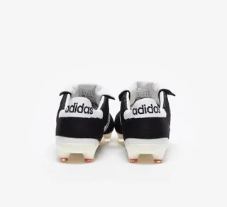 Adidas Copa Mundial কালো সাদা লাল দৃঢ় মাটি ফুটবল জুতা 18