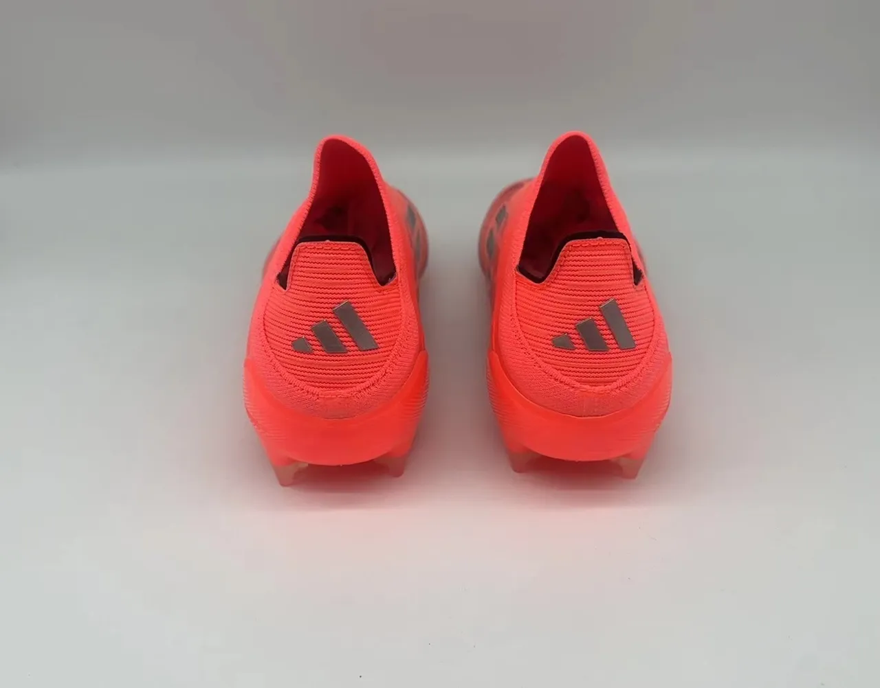Adidas F50 Laranja Neón Preto Campo Firme Sapatos de Futebol 3