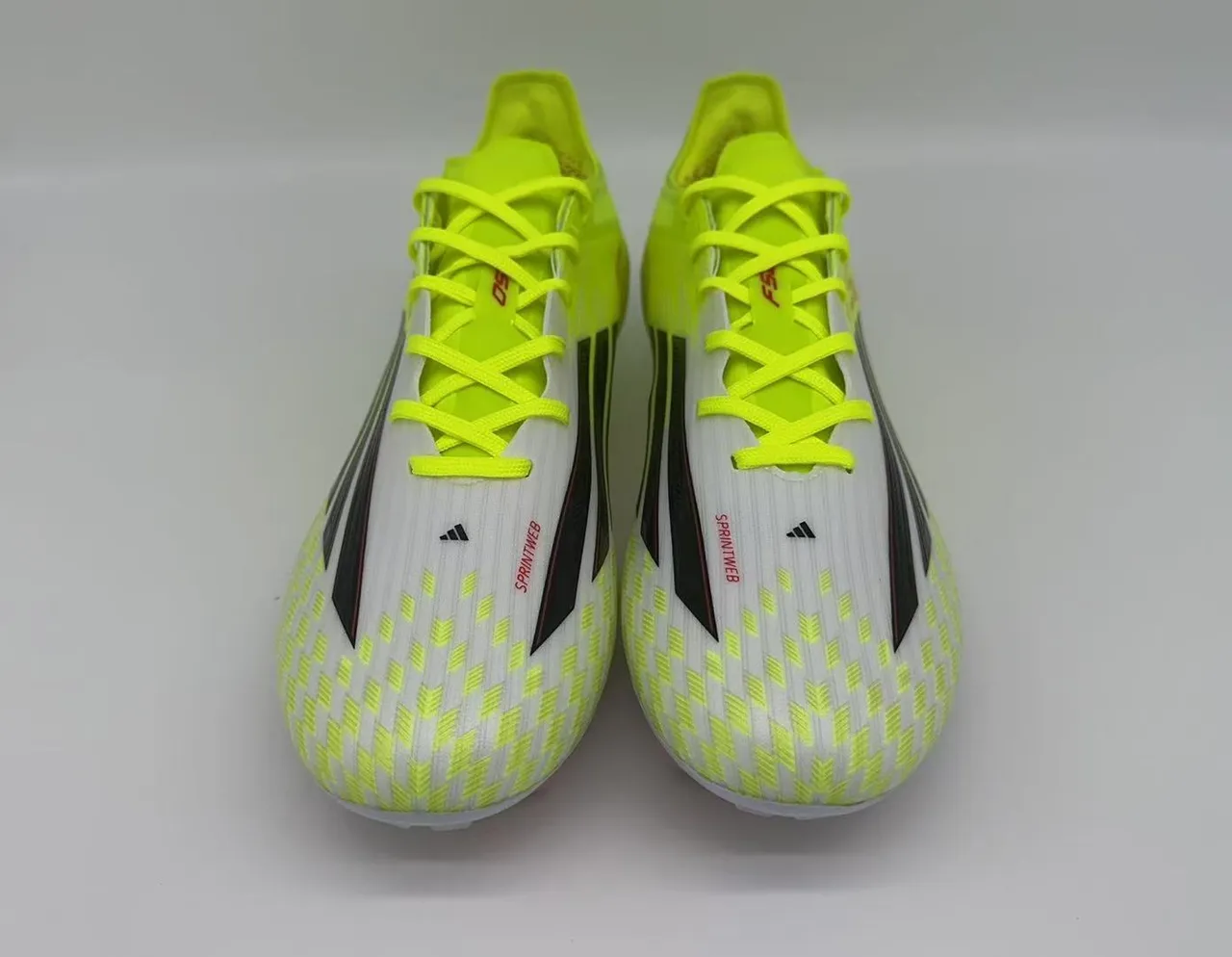 Adidas F50 Neon Yellow White Black Firm-Ground Soccer Shoes 11