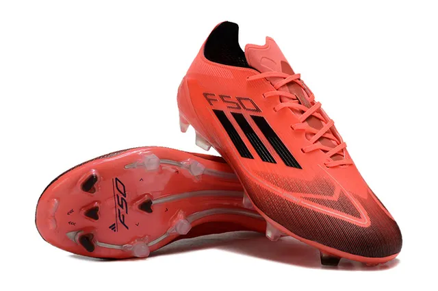 Adidas F50 Orange Black Firm-Ground Soccer Shoes 4
