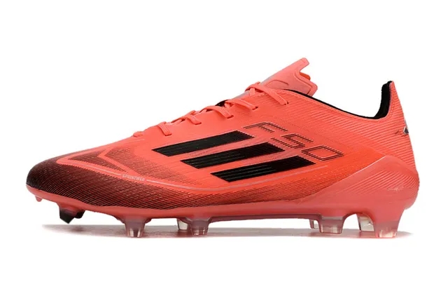 Adidas F50 Orange Black Firm-Ground Soccer Shoes 7