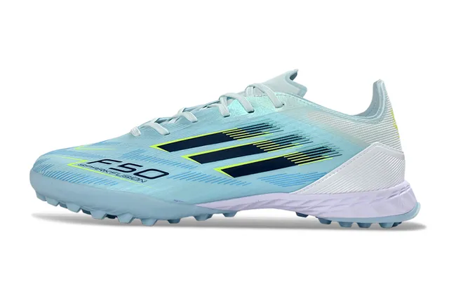 Adidas F50 Spark Flexx Chaussures de football Turf Bleu clair 7
