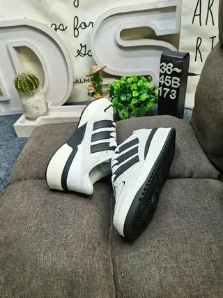 Adidas Forum 2000 Black and White Lifestyle Sneakers 6