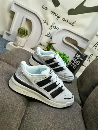 Adidas Forum 2000 Black and White Lifestyle Sneakers 9