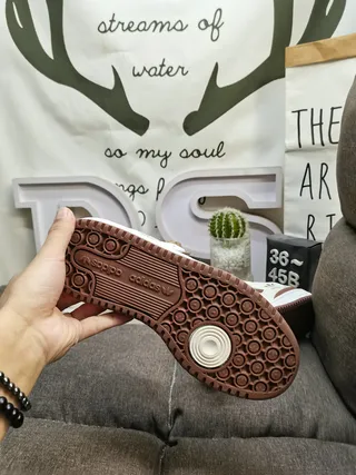 Adidas Forum Low Off-White and Brown Lifestyle Sneakers 4