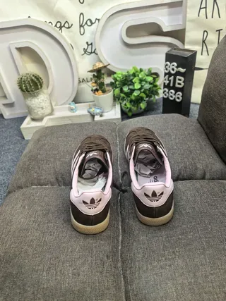Adidas Gazelle Brown and Pink Suede Lifestyle Sneakers 8