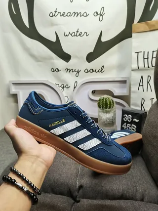 Adidas Gazelle Navy Blue Suede Lifestyle Sneakers 5
