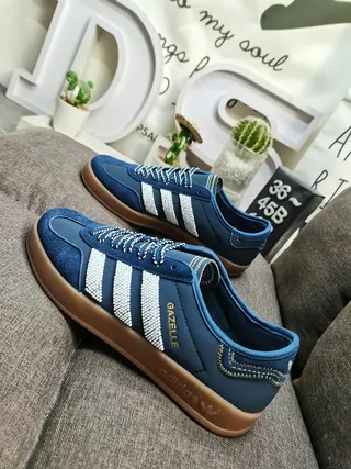 Adidas Gazelle Navy Blue Suede Lifestyle Sneakers 7