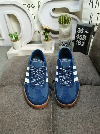 Adidas Gazelle Navy Blue Suede Lifestyle Sneakers 10