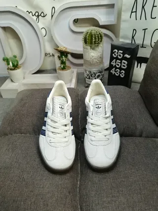 Adidas Gazelle Off-White and Navy Lifestyle Sneakers 10
