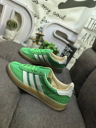 Adidas Gazelle Off-White and Navy Lifestyle Sneakers 17