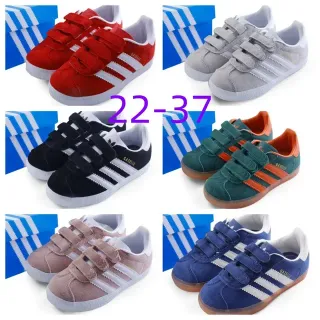 Adidas Gazelle लाल सफेद सूड लाइफस्टाइल स्नीकर