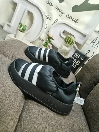 Adidas Gray and Mint Green Quilted Slip-On Casual Shoes 17