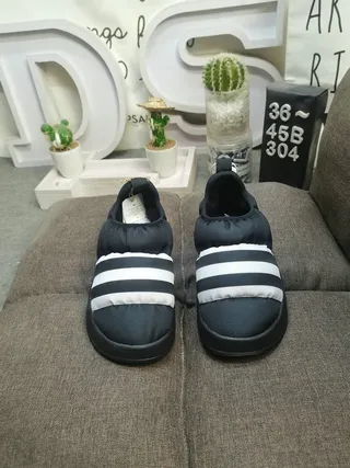 Adidas Gray and Mint Green Quilted Slip-On Casual Shoes 20